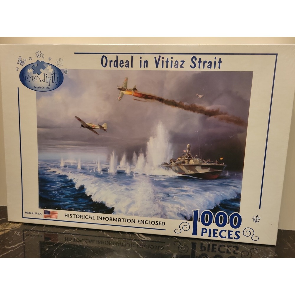 Serendipity Puzzle ~ Ordeal in Vitiaz Strait ~ 1000 Piece Puzzle #65332 ~ Sealed